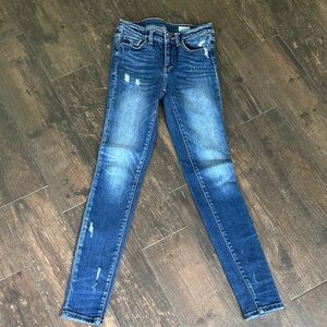 Classic Blue Skinny Jeans for Women